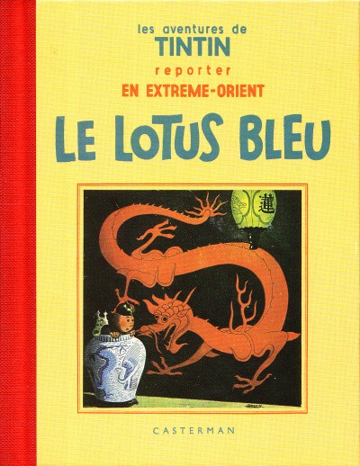 Couverture de l'album Tintin Tome 5 Le Lotus Bleu