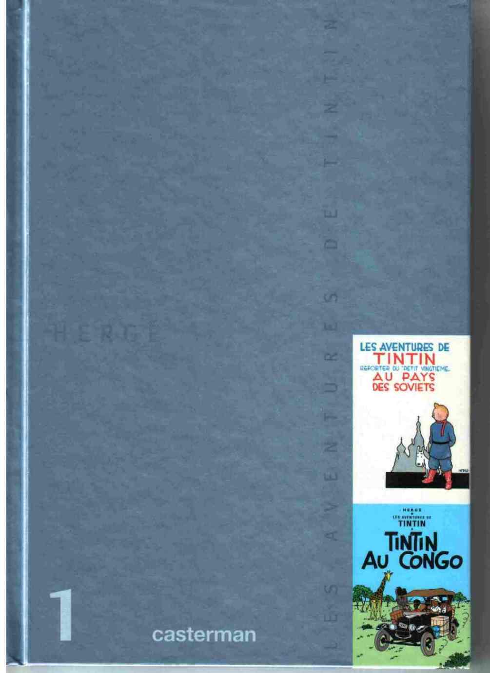 Couverture de l'album Tintin Coffret 75ème anniversaire Volume 1