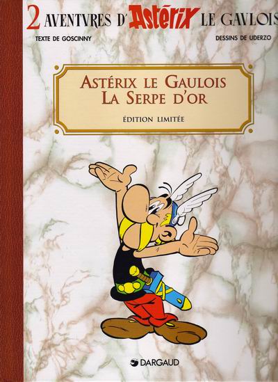 Couverture de l'album Astérix Édition limitée Volume 1 Astérix le Gaulois - La serpe d'or