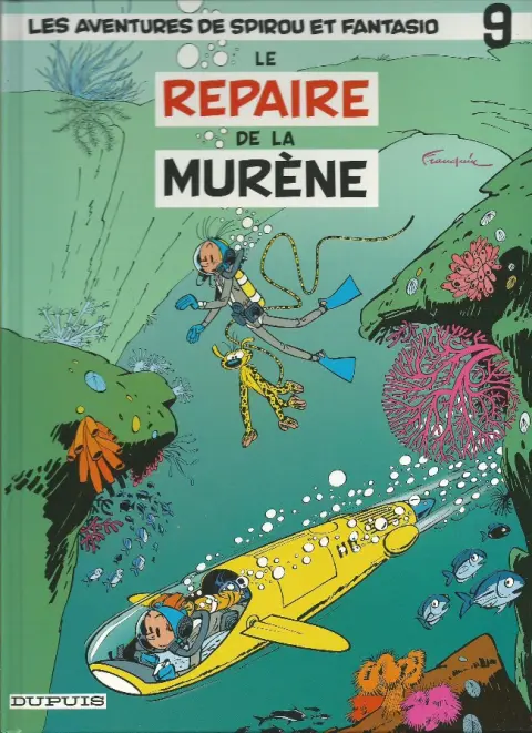 Couverture de l'album Spirou et Fantasio Tome 9 Le repaire de la murène