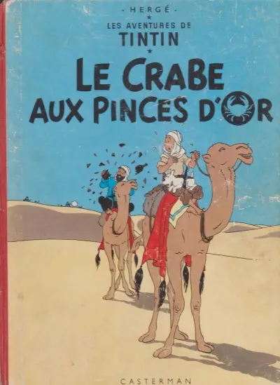 Couverture de l'album Tintin Tome 9 Le crabe aux pinces d'or