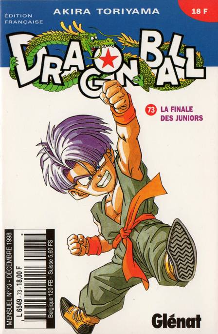 Couverture de l'album Dragon Ball Tome 73 La finale des juniors