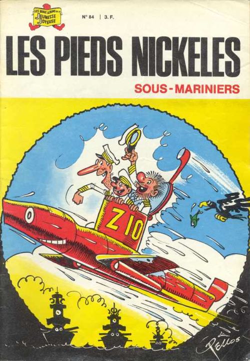 Couverture de l'album Les Pieds Nickelés Tome 84 Les Pieds Nickelés sous-mariniers