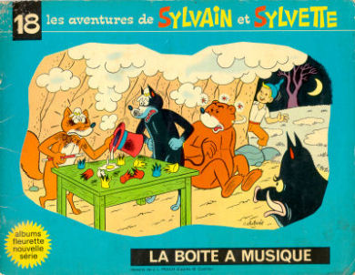 Couverture de l'album Sylvain et Sylvette Tome 18 La boîte à musique