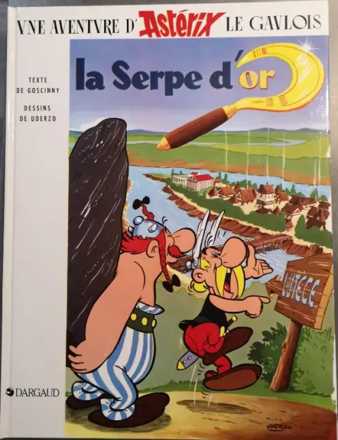 Couverture de l'album Astérix Tome 2 La serpe d'or