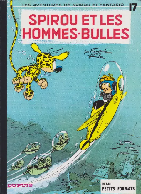 Couverture de l'album Spirou et Fantasio Tome 17 Spirou et les hommes-bulles