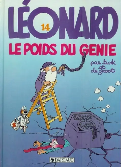 Couverture de l'album Léonard Tome 14 Le poids du génie