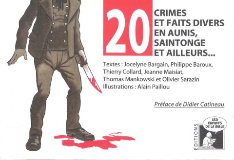 Couverture de l'album 20 crimes et faits divers en Aunis, Saintonge et ailleurs...