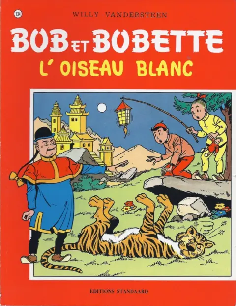 Couverture de l'album Bob et Bobette Tome 134 L'oiseau blanc