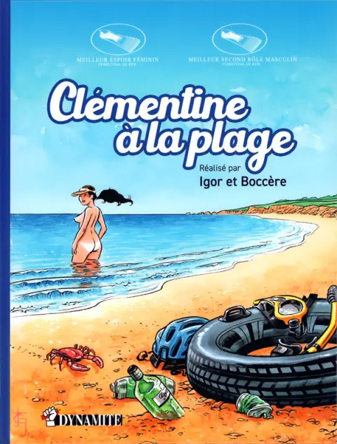 Clémentine à la plage