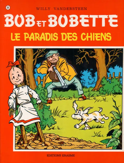 Couverture de l'album Bob et Bobette Tome 98 Le paradis des chiens