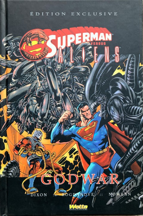 Couverture de l'album Superman versus Aliens Tome 1 Godwar - Édition exclusive