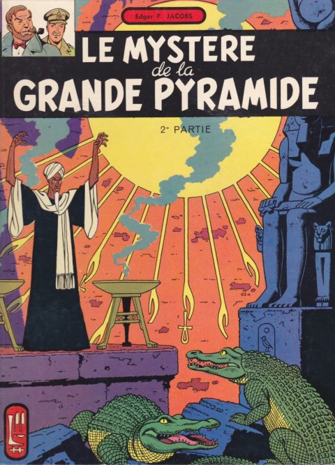 Couverture de l'album Blake et Mortimer Tome 4 Le Mystère de la Grande Pyramide - 2e partie La Chambre d'Horus