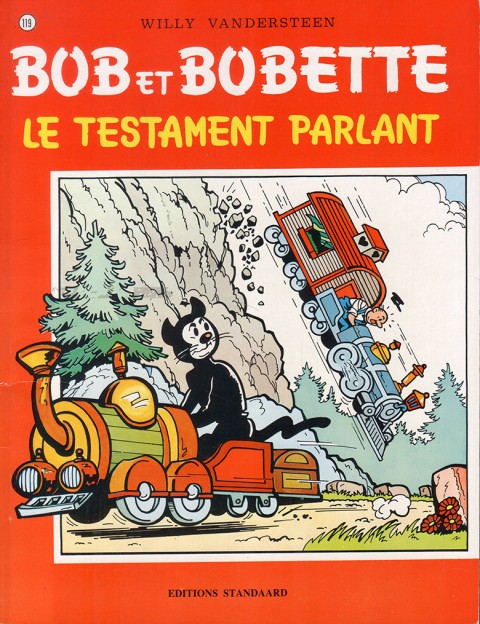 Couverture de l'album Bob et Bobette 119 Le testament parlant