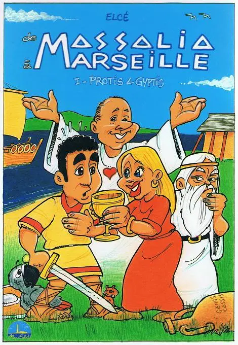 Couverture de l'album De Massalia à Marseille Tome 1 Protis et gypsis