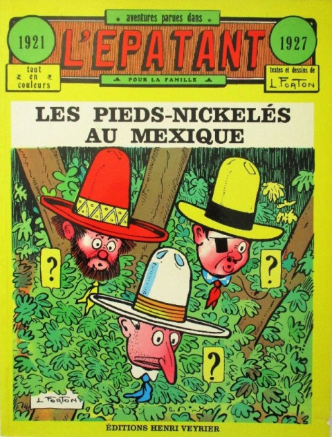 Couverture de l'album Les Pieds Nickelés Tome 8 Les Pieds-Nickelés au Mexique 1921-1927