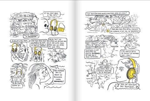 Planche de l'album 50 petits et grands mystères du corps humain