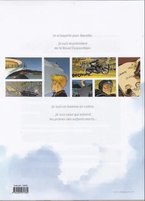 Verso de l'album Le Rédempteur 1 L'homme qui entendait les prières des enfants morts