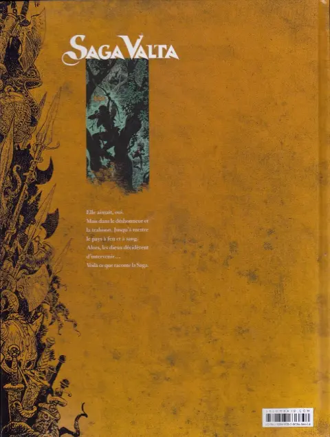 Verso de l'album Saga Valta Tome 3