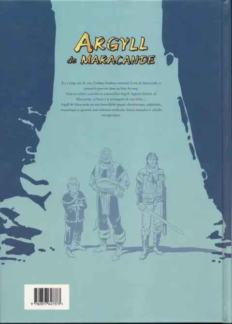 Verso de l'album Argyll de Maracande Tome 2 La traque