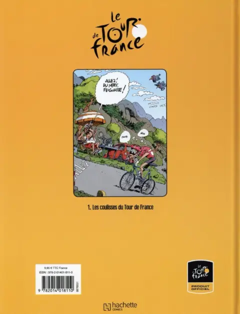 Verso de l'album Le Tour de France Tome 1 Les coulisses du Tour de France