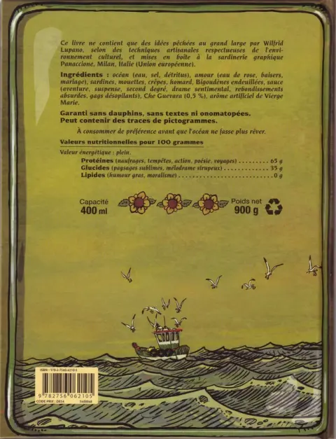 Verso de l'album Un océan d'amour