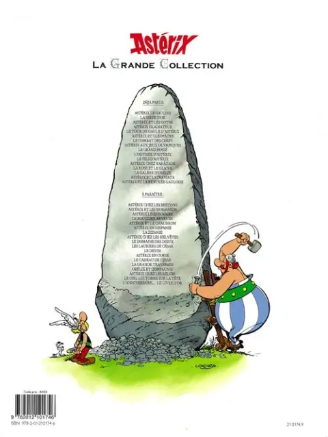Verso de l'album Astérix La Grande Collection Tome 7 Le combat des chefs