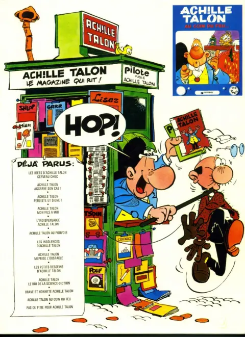 Verso de l'album Achille Talon Tome 6 Achille Talon au pouvoir