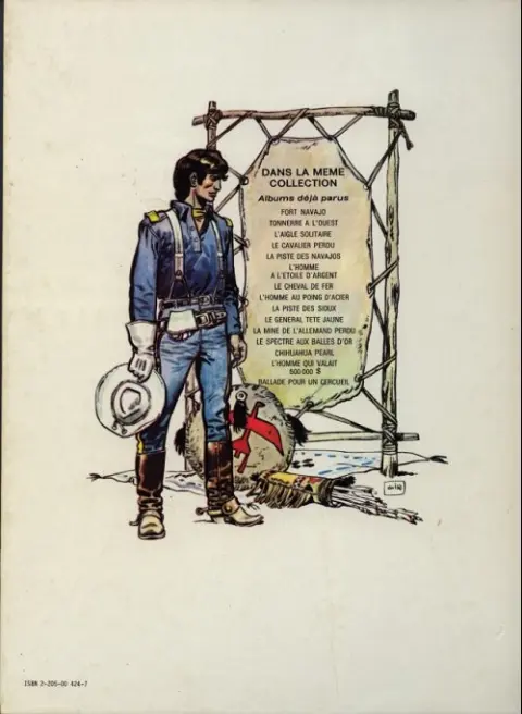 Verso de l'album Blueberry Tome 7 Le cheval de fer