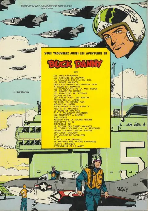 Verso de l'album Buck Danny Tome 2 Les mystères de Midway