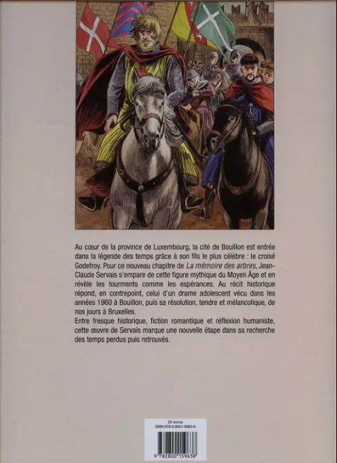 Verso de l'album Godefroid de Bouillon Seconde partie