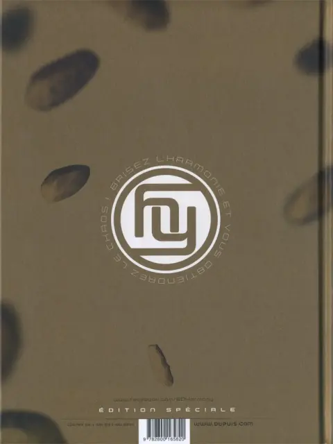 Verso de l'album Harmony Tome 1 Memento