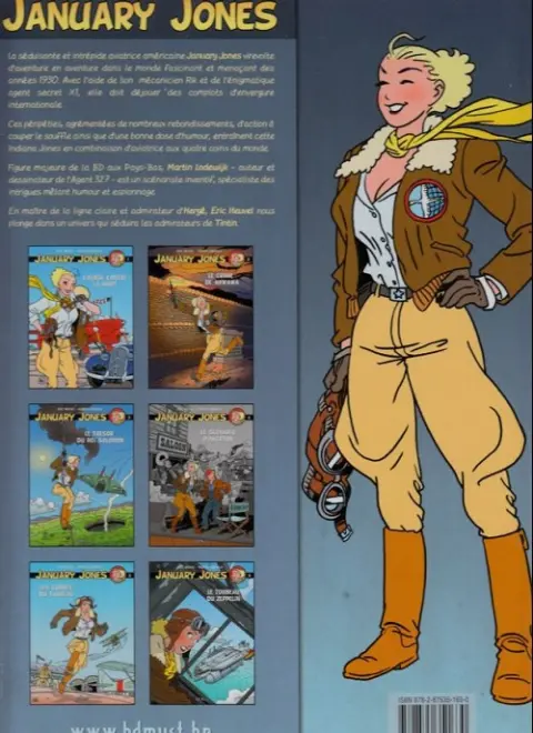 Verso de l'album Jennifer Jones / January Jones Tome 3 Le trésor du roi Salomon