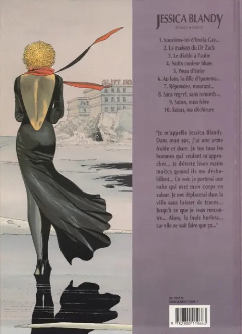 Verso de l'album Jessica Blandy Tome 7 Répondez, mourant...