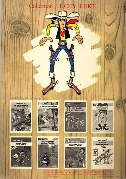 Verso de l'album Lucky Luke Tome 7 L'Elixir du Docteur Doxey