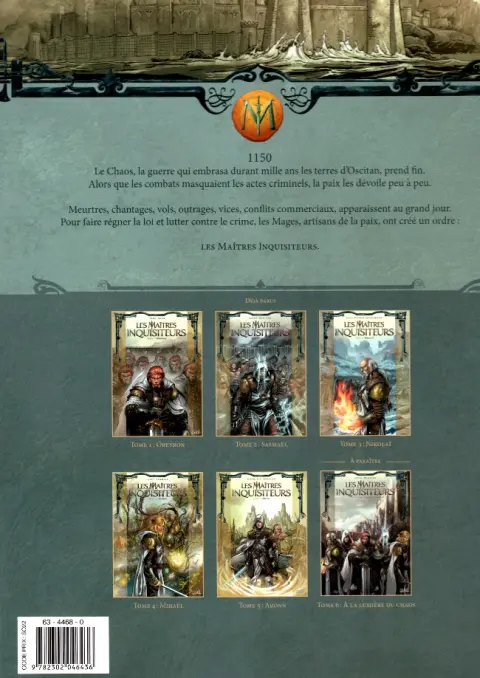 Verso de l'album Les Maîtres inquisiteurs Tome 2 Sasmaël