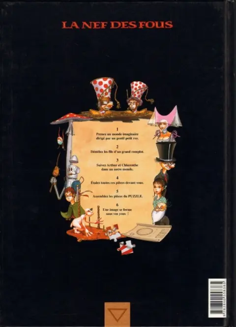 Verso de l'album La Nef des fous Tome 5 Puzzle