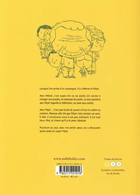 Verso de l'album La Petite famille Tome 2 Biquet