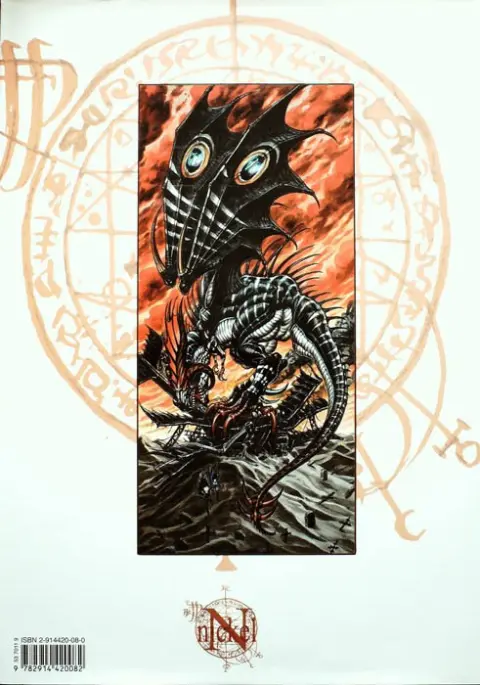 Verso de l'album Requiem Chevalier Vampire Tome 5 Dragon Blitz