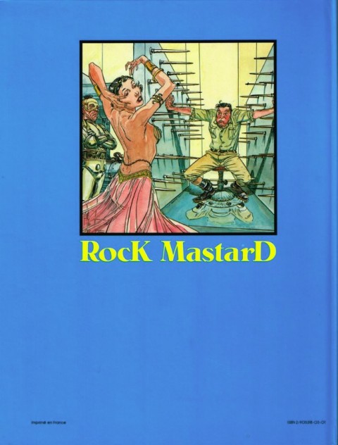Verso de l'album Rock Mastard Tome 1 Pas de Deo Gratias pour Rock Mastard