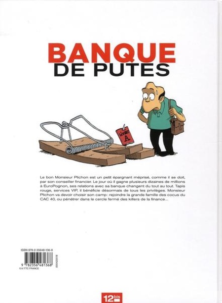 Verso de l'album Banque de putes