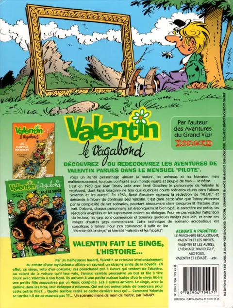 Verso de l'album Valentin le vagabond Tome 4 Valentin fait le singe
