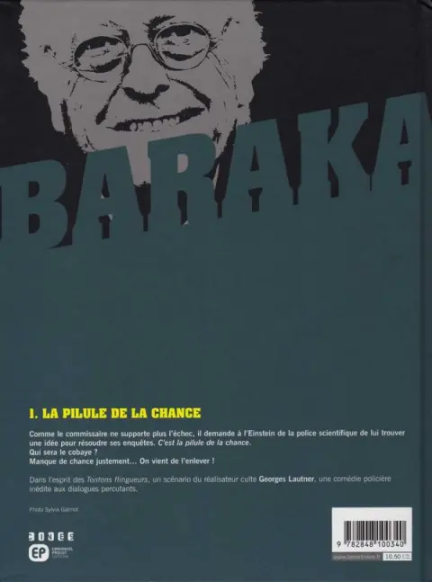 Verso de l'album Baraka Tome 1 La pilule de la chance