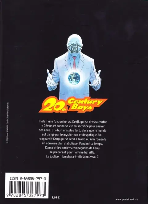Verso de l'album 20th Century Boys 20