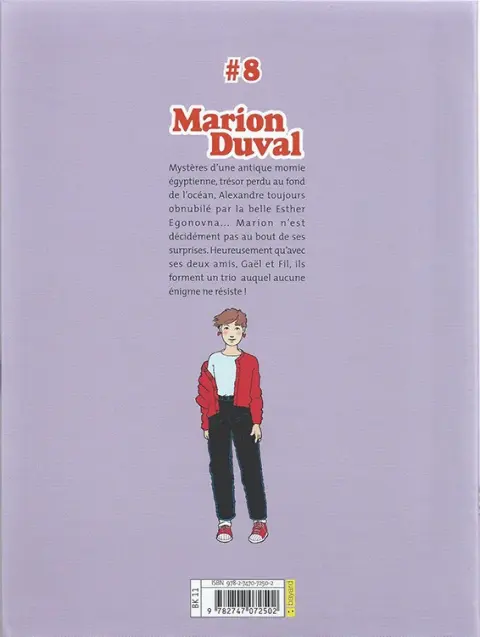 Verso de l'album Marion Duval #8 La reine éternelle - Balactica - Le trésor englouti