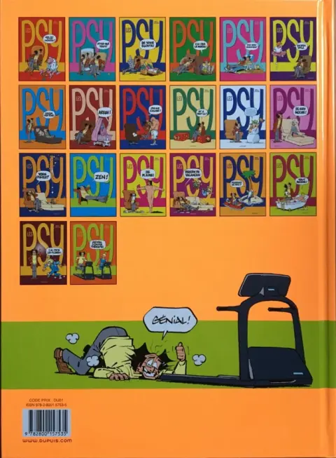 Verso de l'album Les Psy Tome 20 Génial comme thérapie !