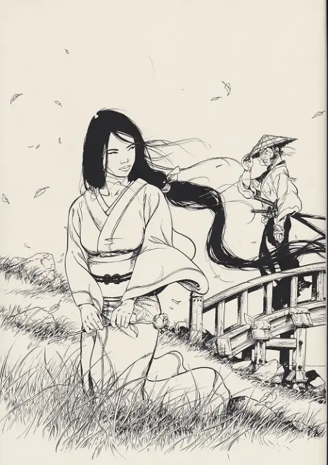 Verso de l'album Samurai Intégrale N&B Volume 2