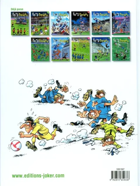 Verso de l'album Les Foot furieux Tome 12