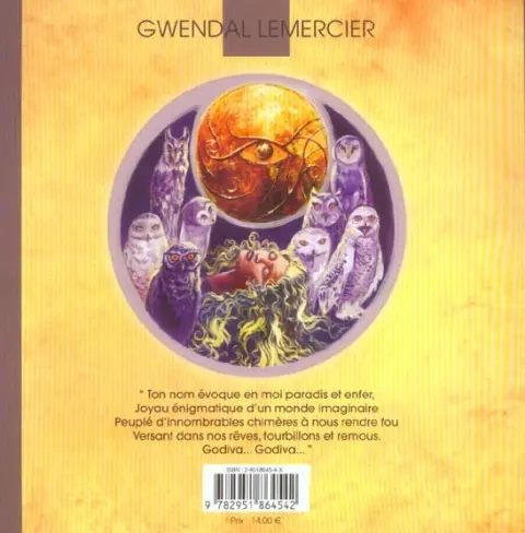 Verso de l'album Godiva