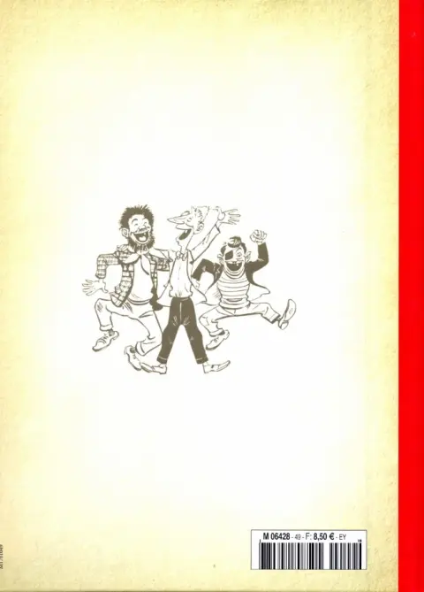Verso de l'album Les Pieds Nickelés - La collection Tome 50 Les Pieds Nickelés cambrioleurs
